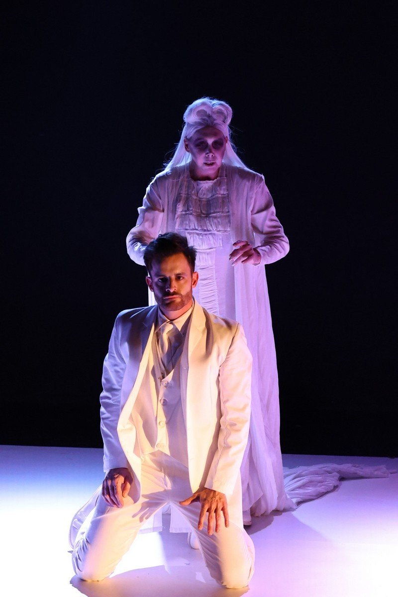 Scene from Dracula at the Alkmini Theatre